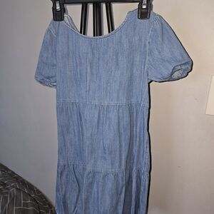 Old Navy Kids Casual Blue Dress